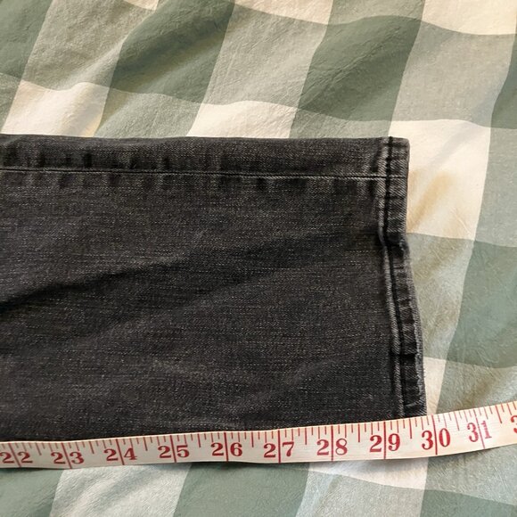 Mavi Marcus Slim Straight Jeans Mens 32 Black Distressed - Picture 9 of 11